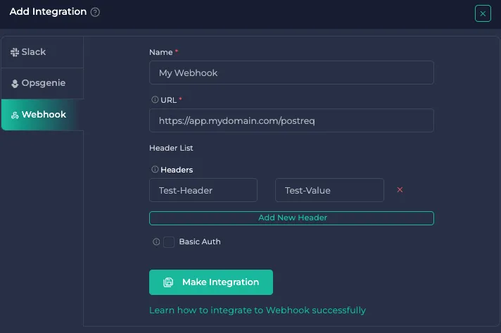 Anteon Webhook Integration